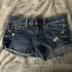 American eagle superstar short shorts ripped